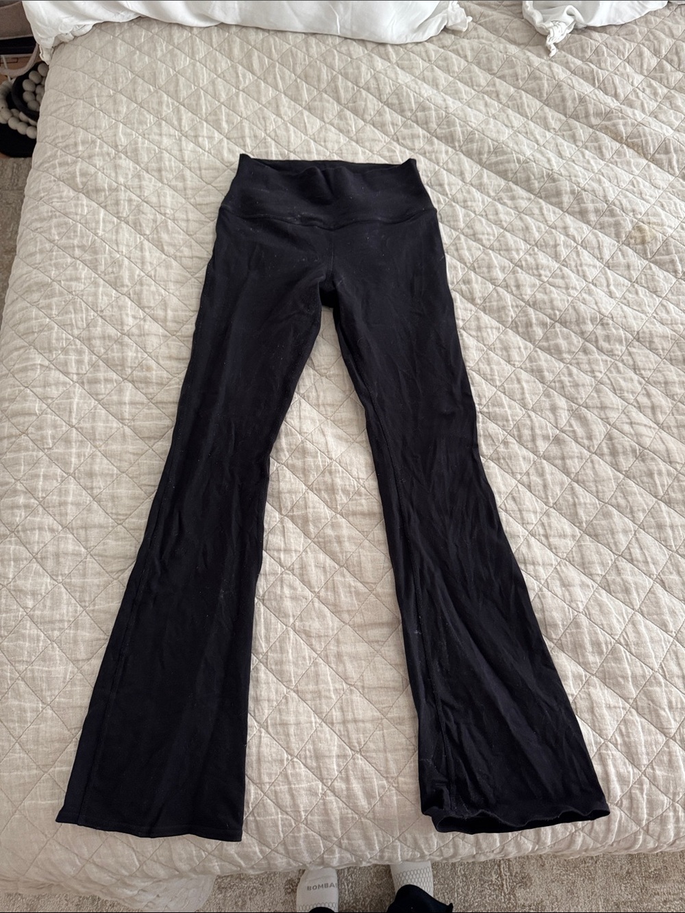 ALO Yoga Black Flared Leggings